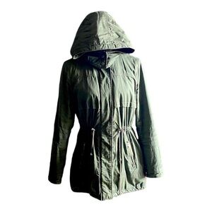 LEVI STRAUS & CO-ARMY GREEN COAT-SIZE MEDIUM